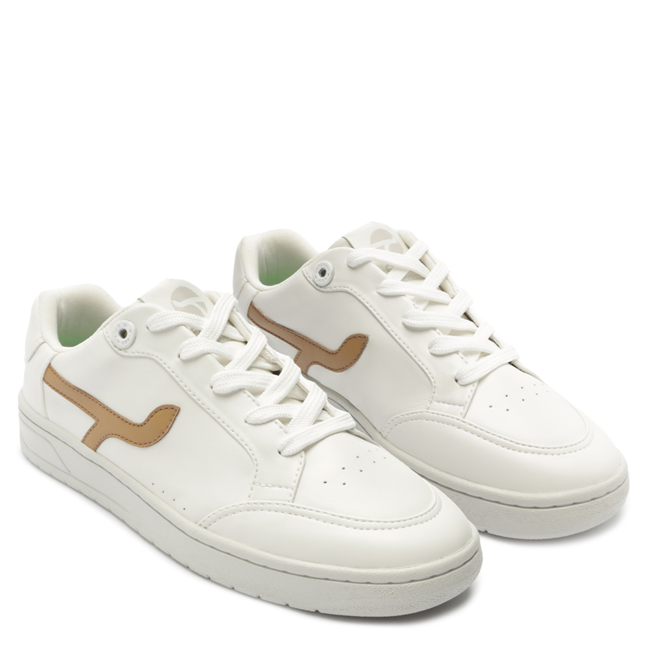 Tênis Change Off-White e Caramelo Collab Foxton | Alme
